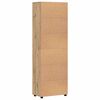vidaXL Credenza Rovere artigianale 60 x 35 x 182 cm Legno multistrato