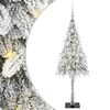 vidaXL Albero di Natale con 150 LED Bianco 120 cm PE e Acciaio