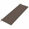 vidaXL Panchina Batavia con Cuscino Tortora 150 cm Legno Massello Teak