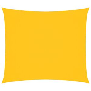 vidaXL Parasole a Vela Oxford Rettangolare 2x2,5 m Giallo