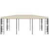 vidaXL Gazebo 3x3 m Crema