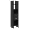 vidaXL Armadio per Libri 2 livelli 40 x 35 x 180 cm Rovere nero