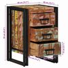vidaXL Armadio da Notte 40 x 40 x 59 cm Legno Recuperato Massello