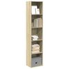 vidaXL Libreria Rovere Sonoma 40x30x189 cm in Legno Multistrato