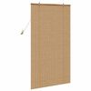 vidaXL Tenda a rullo con tende Marrone 90 x 160 cm Bamb&ugrave;