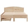 vidaXL Letto senza Materasso 160x200 cm in Legno Massello di Pino