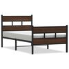 vidaXL Giroletto senza Materasso con Testiera e Pediera 100x190 cm