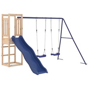 vidaXL Set da Gioco da Esterno in Legno Massello di Pino