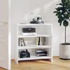 vidaXL Credenza Bianco Lucido 70x40,5x75 cm in Truciolato