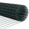 vidaXL Recinzione con Posto Verde 0,4 x 25 m Acciaio e PVC