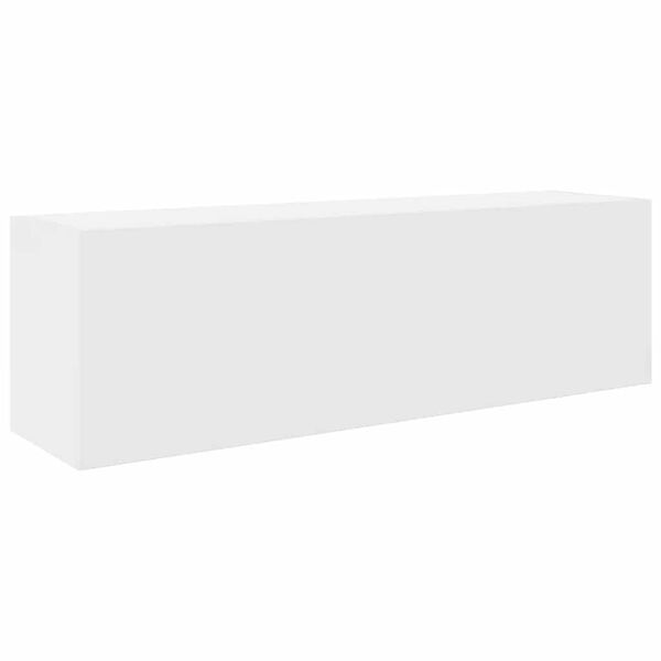 vidaXL Mobile da Bagno a Parete Bianco 100x25x30 cm in Truciolato