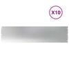 vidaXL Bordure per Prato 10 pz 25x103 cm Acciaio Zincato