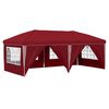 vidaXL Tenda per feste a pop-up 575 x 288 x 245 cm Borgogna