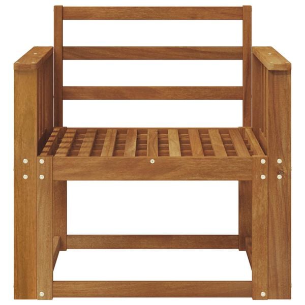 vidaXL Divano da esterno Legno di Acacia Massello Naturale