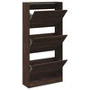 vidaXL Scarpiera Rovere Marrone 60x21x125,5 cm in Legno Multistrato