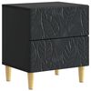 vidaXL Comodino Nero 43 x 34,5 x 48 cm Legno ingegnerizzato