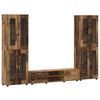 vidaXL Set mobile TV FLORIN 3 pz Legno vecchio Legno ingegnerizzato
