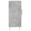 vidaXL Credenza Grigio Cemento 90x34x80 cm in Legno Multistrato