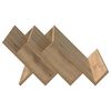 vidaXL Scaffale per riviste Rovere artigianale 65 x 53 x 28,5 cm