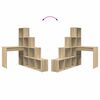 vidaXL Scrivania ad angolo Rovere Sonoma 101,5 x 149,5 x 149,5 cm