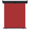 vidaXL Tendalino Laterale per Balcone 145x250 cm Rosso