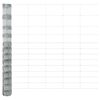 vidaXL Recinzione con Posto Argento 1,5 x 25 m Acciaio