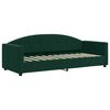 vidaXL Divano Letto con Letto Estraibile Verde Scuro 80x200cm Velluto