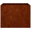 vidaXL Fioriera Arrugginita 40x40x30 cm in Acciaio Corten