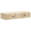vidaXL Tavolino da Parete Laterale Rovere Sonoma 87,5 x 34,5 x 17 cm