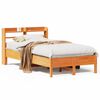 vidaXL Letto senza Materasso Marrone Cera 120x190 cm in Legno di Pino