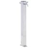vidaXL Colonna d'Acqua da Giardino 80 cm Acciaio Inox Quadrato