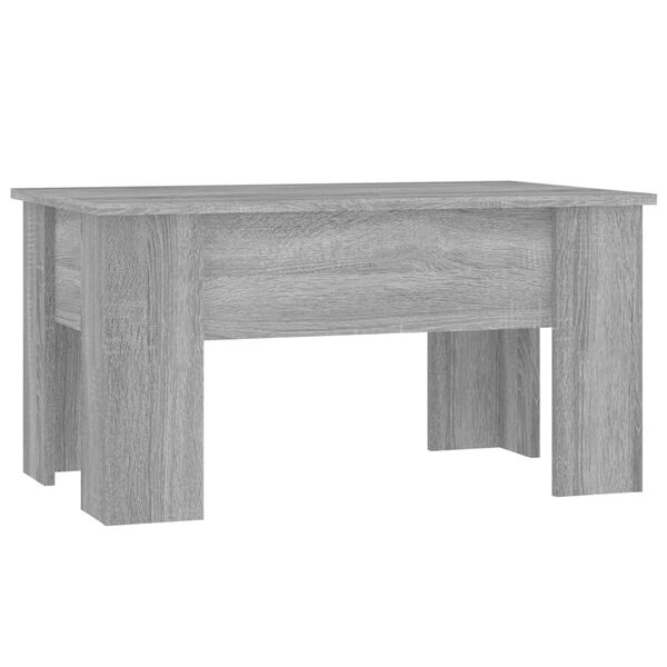vidaXL Tavolino da Salotto Grigio Sonoma 79x49x41 cm Legno Multistrato