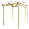 vidaXL Pergolato da Giardino 2x2x2 m in Legno di Pino Impregnato