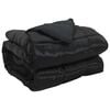vidaXL Piumone Completo Annuale 220 x 260 cm 300 gsm Nero