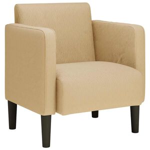 vidaXL Divano Sedia con Braccioli Verde Grigio 54 cm Tessuto