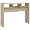 vidaXL Tavolino Consolle Rovere Sonoma 105x30x80 cm Legno Multistrato