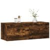 vidaXL Mobile a Parete Rovere Fumo 100x36,5x35 cm in Legno Multistrato