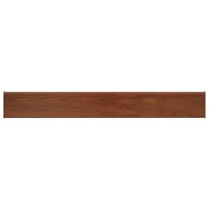 vidaXL Soglia della Finestra Legno Marrone 60 x 15 x 4,5 cm PVC