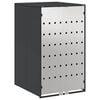 vidaXL Acciaio Inox Antracite