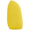 vidaXL Cuscino per Schiena Giallo Chiaro 120 x 24 x 50 cm Tessuto