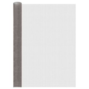 vidaXL Rete per schermatura 120 x 500 cm 3 Mesh Argento