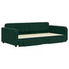 vidaXL Divano Letto Estraibile Cassetti Verde Scuro 100x200cm Velluto
