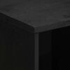 vidaXL Credenza Nera 80x33x75 cm in Legno Multistrato