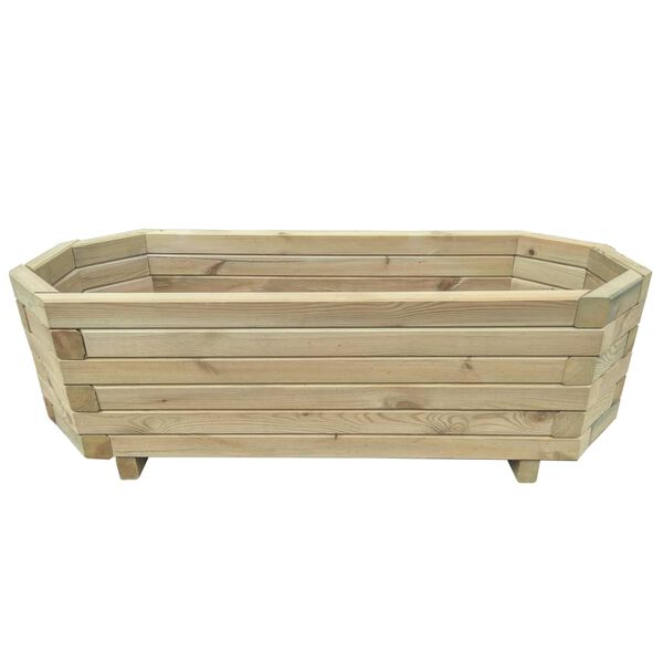 vidaXL Letto Rialzato 80x32x31 cm in Legno di Pino Impregnato