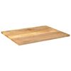 vidaXL Piano per Tavolo 110x80x3,8cm Rettangolare Legno Massello Mango
