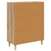 vidaXL Credenza Rovere artigianale 69,5 x 34 x 90 cm Legno multistrato