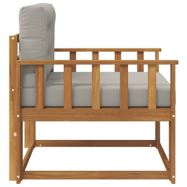 vidaXL Divano centrale per esterno Legno di Acacia Massello Naturale