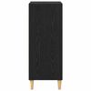 vidaXL Credenza Rovere Nero 57 x 35 x 89.5 cm Legno multistrato