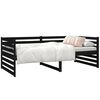 vidaXL Dormeuse Nera 90x190 cm in Legno Massello di Pino