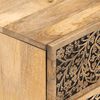 vidaXL Comodino 40x33x46 cm in Legno Massello di Mango